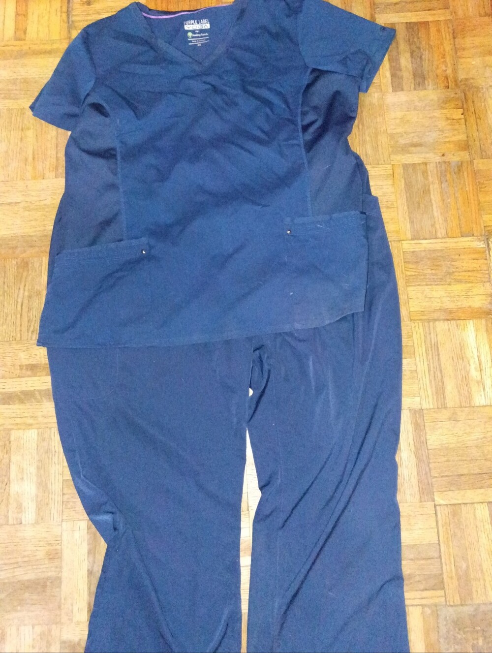 Healing Hands Navy Track Pants & Joggers Set - Deep Blue